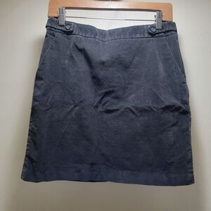 Banana Republic Corduroy Dark Gray Skirt